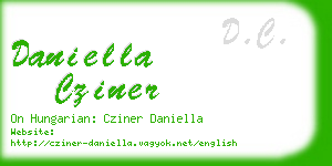 daniella cziner business card